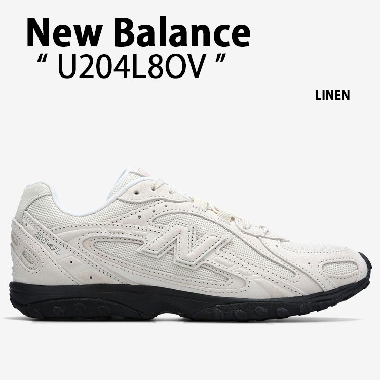 New Balance ニューバランス スニーカー U204L8OV シューズ NewBalance204 スエード メッシュ LINEN リネン メンズ レディース【中古】未使用品