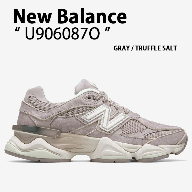 New Balance ニュー平衡にする スニーカー U906087O シューズ NewBalance9060 ダッドシューズ スウェード GRAY 薄墨色 メンズ レディース【中古】未当てはめる品