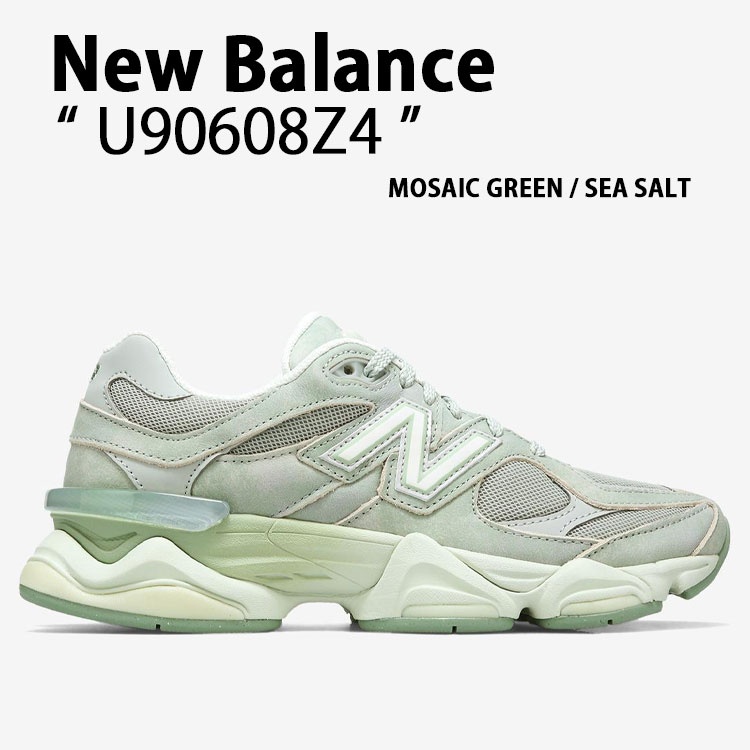 New Balance ニュー平衡にする スニーカー U90608Z4 シューズ NewBalance9060 ダッドシューズ スウェード MINT ペパーミント メンズ レディース【中古】未当てはめる品