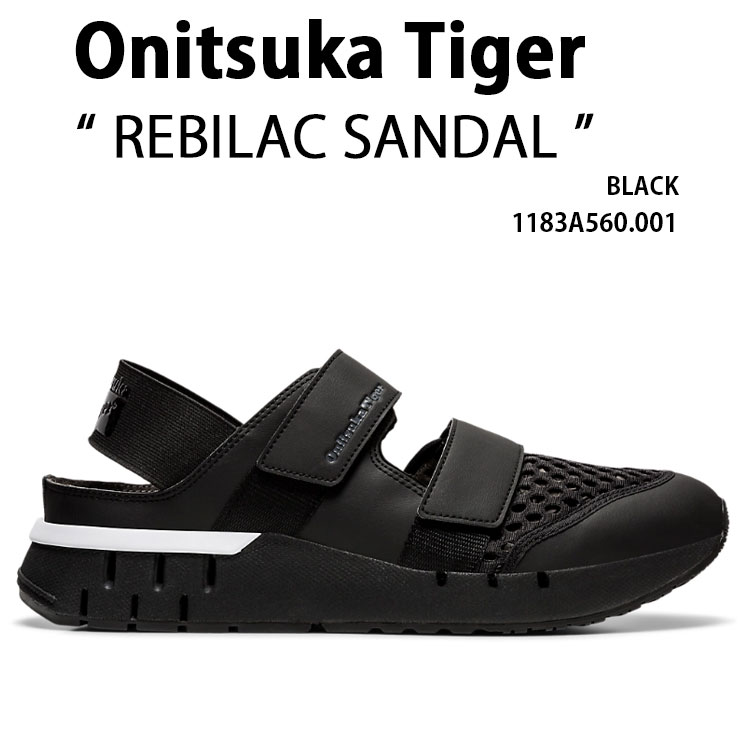 Onitsuka Tiger オニツカタイガー サンダル REBILAC SANDAL BLACK 1183A560.001 レビ仕合わせ サンダル 黒いこと スポサン メンズ レディース
