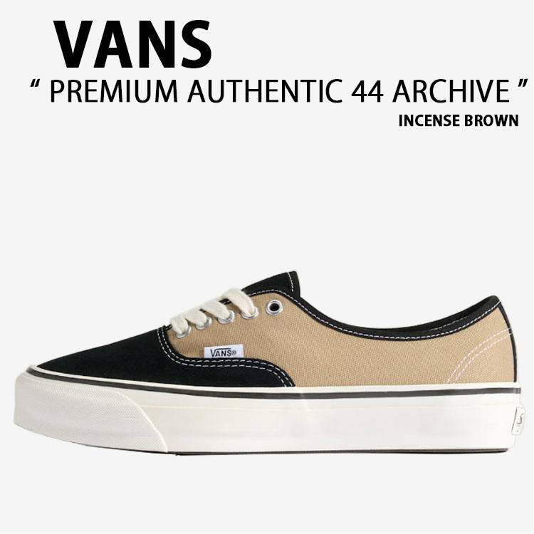 VANS バンズ スニーカー PREMIUM AUTHENTIC 44 ARCHIVE INCENSE BROWN VN000D9NGGT 割り増し金 オーセンティック 44 アーカイブ はたご屋検出 赤銅色 成人男性用 お上さん用