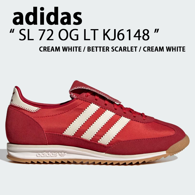adidas originals アディダス スニーカー SL 72 OG LT KJ6148 シューズ エスエル72 OG LT RED WHITE 赤いこと 白いこと メンズ レディース【中古】未当て嵌める品