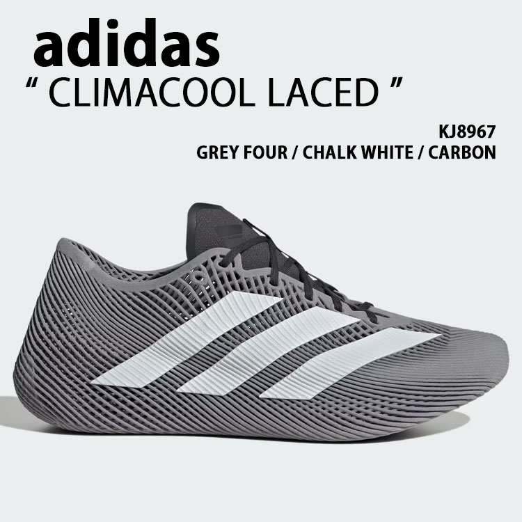 adidas originals アディダス スニーカー CLIMACOOL LACED KJ8967 シューズ クライマクールレースアップ スリッポン GREY WHITE グレー ホワイト メンズ レディース【中古】未使用品｜select store LAILAC