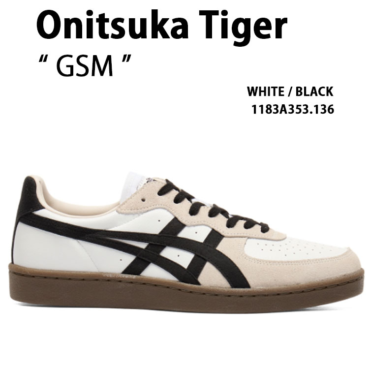 Onitsuka Tiger オニツカタイガー スニーカー GSM WHITE BLACK 1183A353.136 シューズ ジーエスエム 白いこと 黒いこと メンズ レディース 成人男性用 お上さん用