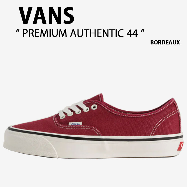 VANS バンズ スニーカー PREMIUM AUTHENTIC 44 BORDEAUX VN000EBNBRD プレミアム オーセンティック 44 ボルドー 男性用 女性用|select store LAILAC