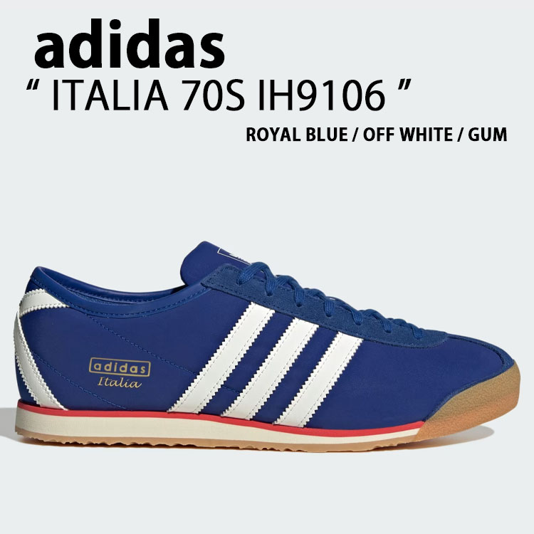 adidas Originals アディダス オリジナルス スニーカー ITALIA 70S IH9106 シューズ イタリヤ70s BLUE 青碧 WHITE 白いこと メンズ レディース【中古】未当てはめる品