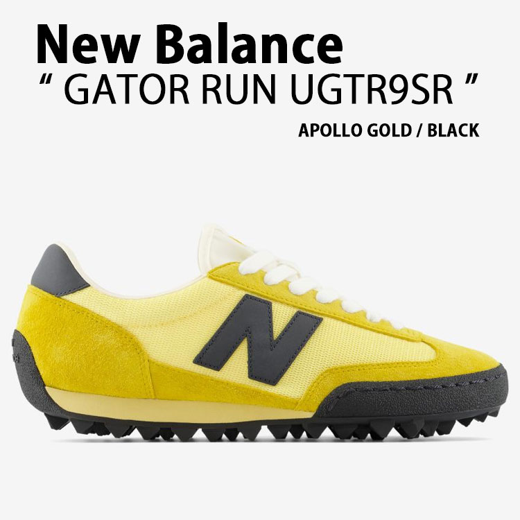 New Balance ニュー平衡にする シューズ GATOR RUN UGTR9SR シューズ NewBalanceUGTR ゲイターラン メッシュ スエードクロス YELLOW 黄色 メンズ レディース【中古】未当てはめる品