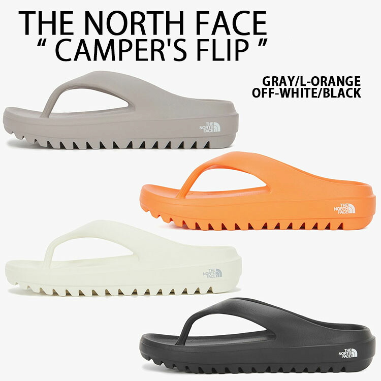 THE NORTH FACE ノースフェイス サンダル シャワーサンダル CAMPER’s FLIP サンダル ビーチサンダル BLACK WHITE ORANGE GRAY フリップサンダル メンズ レディース NS83S01 NS92Q21 NS92Q02 NS83R11|select store LAILAC