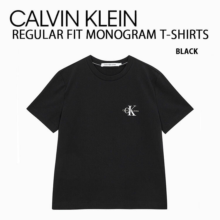 Calvin Klein カルバンクライン ティーシャツ REGULAR FIT SMALL MONOGRAM LOGO T-SHIRT CK スモールロゴタイプ レギュラー相応う 半袖ティーシャツ レディース 亭主もち用 J218883 BEH