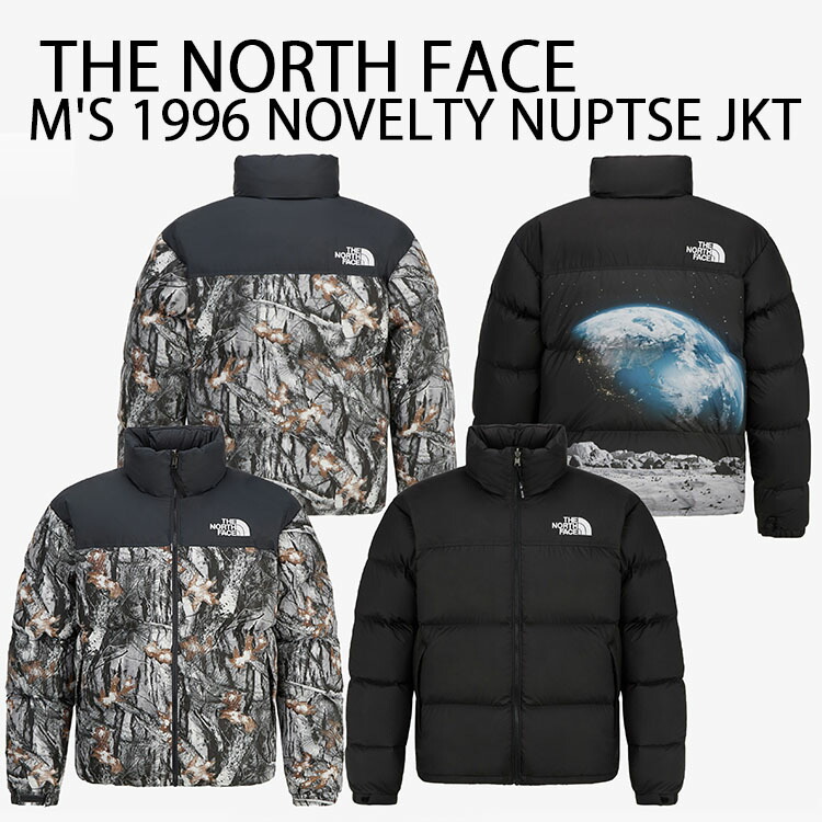 THE NORTH FACE ノースフェイス ダウンジャケット M'S 1996 NOVELTY NUPTSE JACKET ヌプシダウン BLACK CAMO ダウン ジャケット アース ユニバース カモフラージュ レギュラーフィット ダックダウン NJ1DQ56A/B｜select store LAILAC