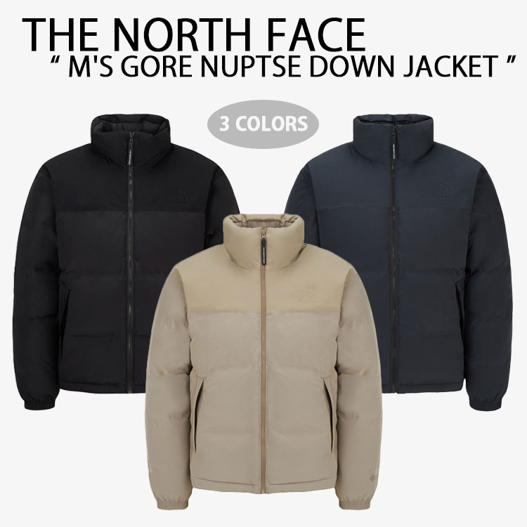 THE NORTH FACE ノースフェイス ダウンジャケット M\u0027S GORE NUPTSE DOWN JACKET ゴア ヌプシ ダウン ジャケット BLACK BEIGE GRAY ブラック ベージュ グレー メンズ レディース NJ1DQ65A/B/C コート・ジャケット-メンズファッション
