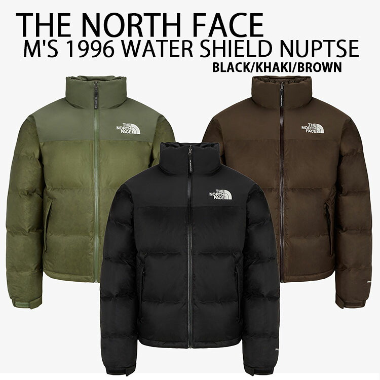 THE NORTH FACE ノースフェイス ダウンジャケット M'S 1996 WATER SHIELD NUPTSE DOWN JACKET ヌプシダウン ウォーターシールド DRYVENT ブラック カーキ ブラウン 1996ヌプシ メンズ レディース NJ1DQ66A/B/D