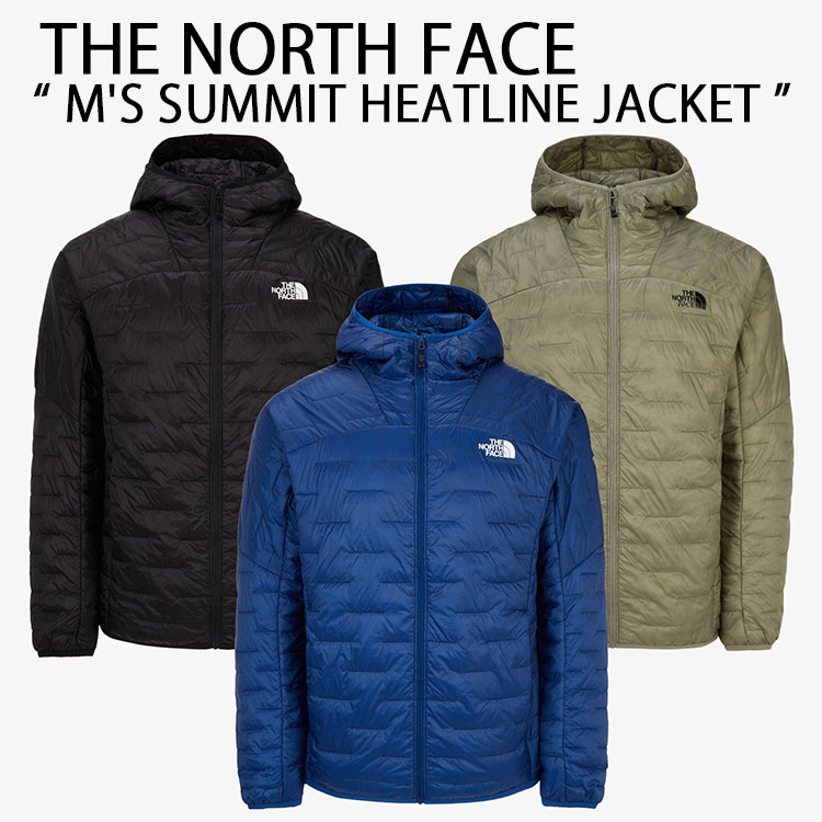 THE NORTH FACE ノースフェイス インナーダウン M'S SUMMIT HEATLINE JACKET ライトダウン サミットシリーズ BLUE BLACK KHAKI アウトドアダウン ブルー ブラック カーキ メンズ レディース NJ3NR60A NJ3NQ52A/B/C|select store LAILAC
