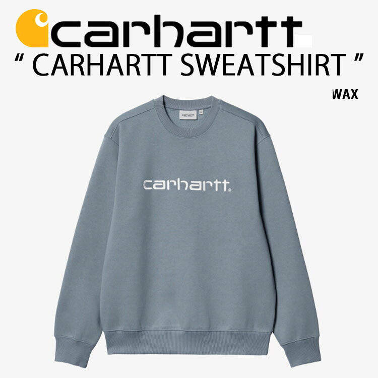 CARHARTT カーハート スウェット トレーナー CARHARTT SWEATSHIRT スウェットシャツ ロゴスウェット DOVE GRAT WAX カジュアル ルーズフィット 裏地起毛 メンズ レディース CA24FWSWCR14103001【中古】未使用品 15,753円