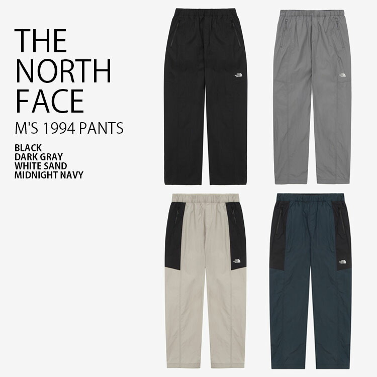 THE NORTH FACE 北の方人間の顔 ウーブンパンツ M\u0027S 1994 PANTS ズボン下 長ズボン ナイロンズボン下 イージーパンツ ロゴタイプ 心地好い 表どおり アウトドア 黒いこと 薄墨色 ベージュ 米国海軍 メンズ レディース 成人男性用 成人女性用 男女共用 NP6NR02A/B/C/D