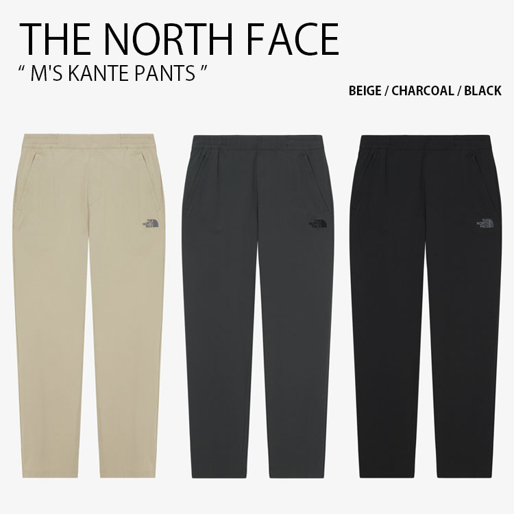 THE NORTH FACE 北の方人間の顔 ナイロンズボン下 M\u0027S KANTE PANTS 控え壁 ズボン下 長ズボン イージーパンツ ロゴタイプ 心地よい 表どおり アウトドア ベージュ 薄墨色 黒いこと メンズ レディース 成人男性用 お上さん用 男女共用 NP6NR05A/B/C
