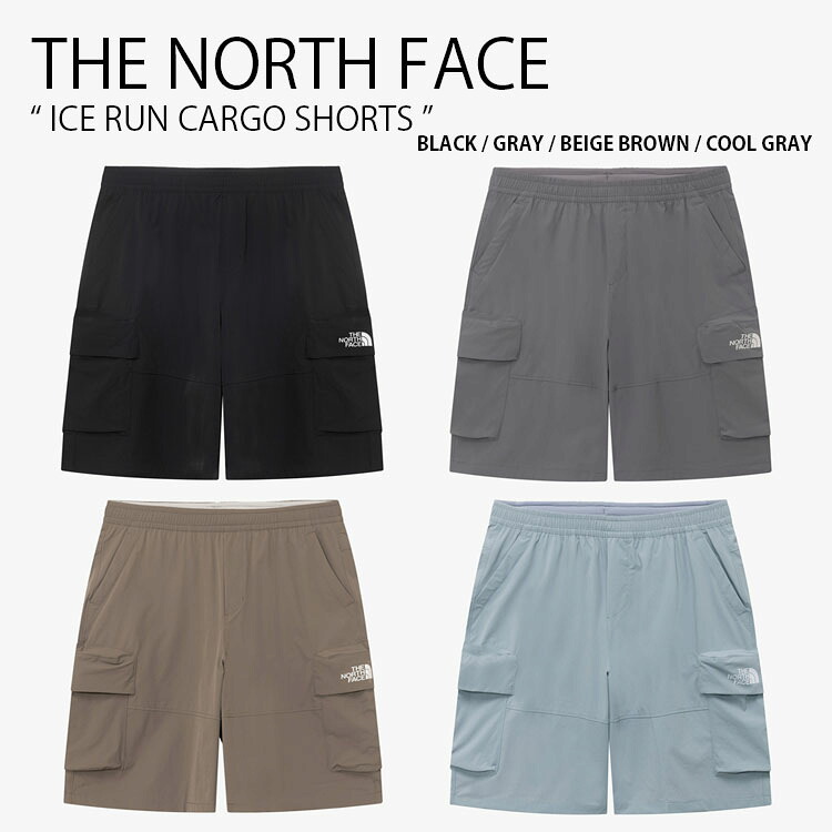 THE NORTH FACE ノースフェイス ショートパンツ ICE RUN CARGO SHORTS アイス ラン カーゴ ショーツ パンツ 半ズボン ナイロンパンツ ロゴ カジュアル ストリート スポーツ WHITELABEL メンズ レディース 男性用 女性用 男女共用 NS6NR05J/K/L/M
