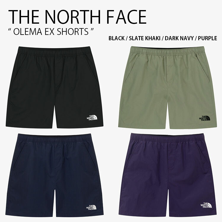 THE NORTH FACE ノースフェイス ショートパンツ OLEMA EX SHORTS オレマ ショーツ パンツ 半ズボン カジュアル ストリート キャンプ アウトドア WHITELABEL ブラック カーキ ネイビー パープル メンズ レディース 男性用 女性用 男女共用 NS6NR09J/K/L/M｜select store LAILAC