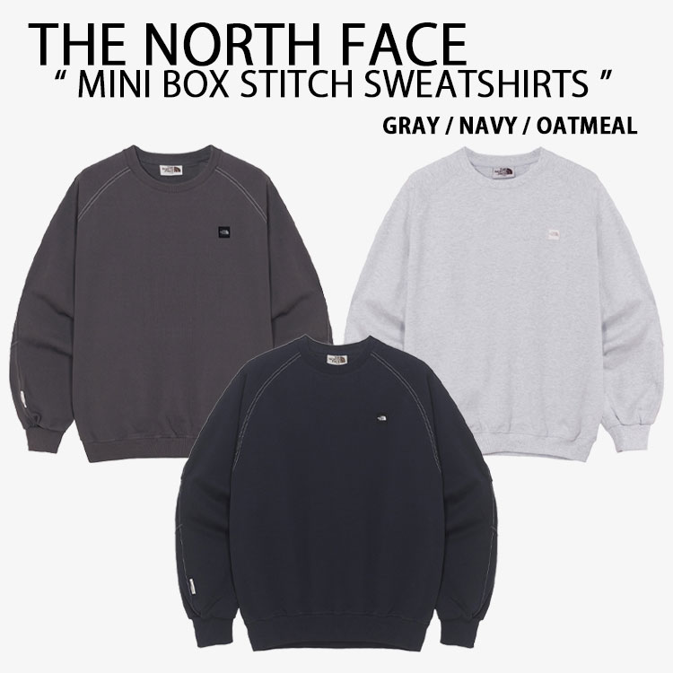 THE NORTH FACE 北の方人間の顔 白いこと付け札 トレーナー MINI BOX STITCH SWEATSHIRTS スティッチ 調教師 ロゴタイプ WHITELABEL メンズ レディース 男女兼用 NM5MR02J/K/L