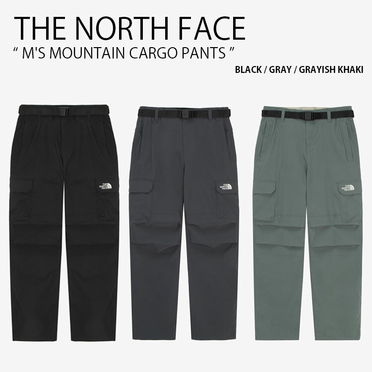 THE NORTH FACE ノースフェイス カーゴパンツ M'S MOUNTAIN CARGO PANTS マウンテン カーゴ パンツ 長ズボン イージーパンツ ロゴ カジュアル ストリート アウトドア ブラック グレー カーキ メンズ レディース 男性用 女性用 男女共用 NP6NR03A/B/C