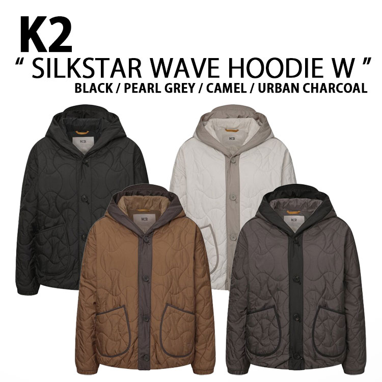 K2 ケーツー レディース キルティングジャケット SILKSTAR WAVE HOODIE W シルクスター ウェーブ フディー パーカー KWU25154 韓国ファッション【中古】未使用品｜select store LAILAC