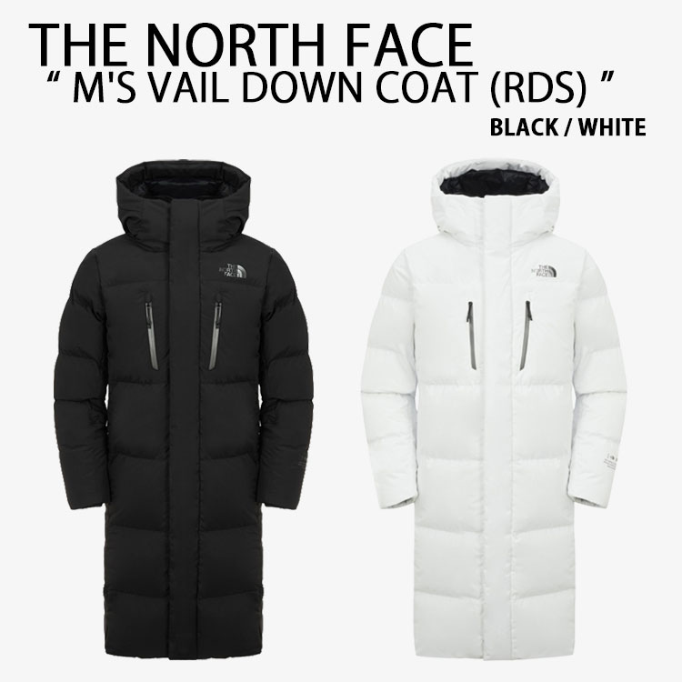 THE NORTH FACE 北の方人間の顔 落ち込む上衣 M\u0027S VAIL DOWN COAT RDS ベイル 落ち込む厚地の外套 黒いこと 白いこと ボンネット付き添い人 メンズ レディース NC1DR69A/B メンズファッション-コート・ジャケット