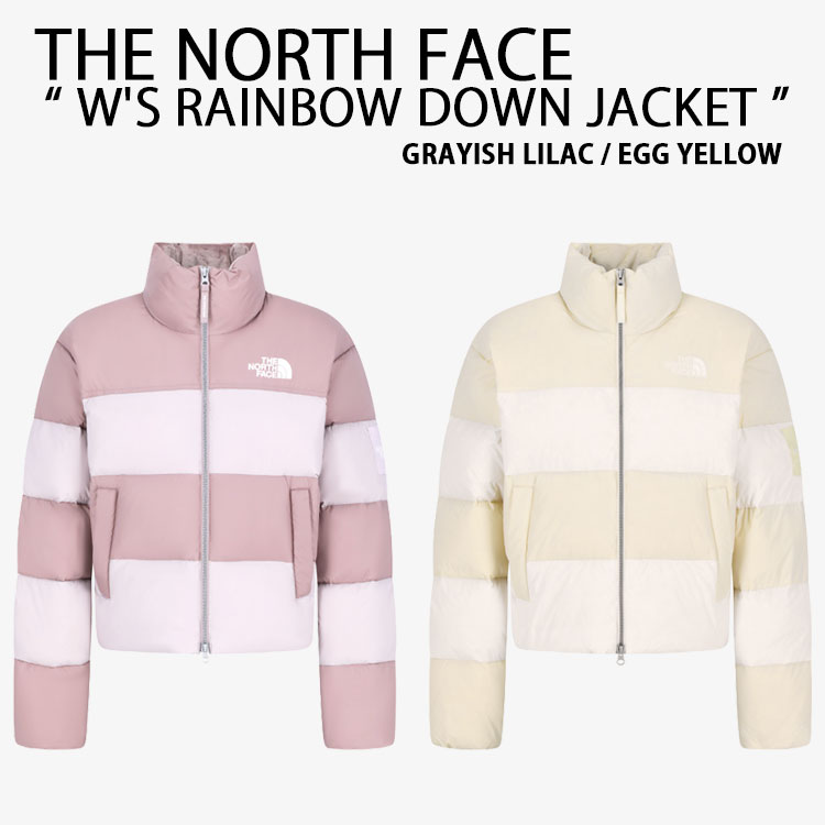 THE NORTH FACE ノースフェイス レディース ダウンジャケット W'S RAINBOW DOWN JACKET RDS レインボー ダウンジャケット WHITELABEL ブライラック イエロー NJ1DR90J/K