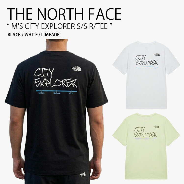 THE NORTH FACE 北の方人間の顔 ティーシャツ M\u0027S CITY EXPLORER S/S R/TEE シティ エクスプローラー 遊撃手衣袂 ラウンドのど首 紅茶ティーシャツ 半袖 カットソー ロゴタイプ 心地好い 表どおり メンズ レディース 成人男性用 お上さん用 男女共用 NT7US35A/B/C