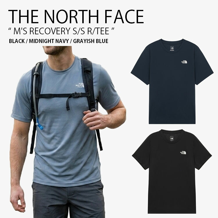 THE NORTH FACE 北の方人間の顔 プルオーバー M\u0027S RECOVERY S/S R/TEE リカバリー 遊撃手捩り ラウンドのど首 紅茶プルオーバー 半袖 カットソー ロゴタイプ 心地よい 表どおり 形づくる 運動競技 メンズ レディース NT7US01A/B/C NT7UR20C