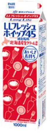 《冷蔵》 雪印メグミルク 業務用 ＜br /＞LLフレッシュホイップ45　1000ml×12本