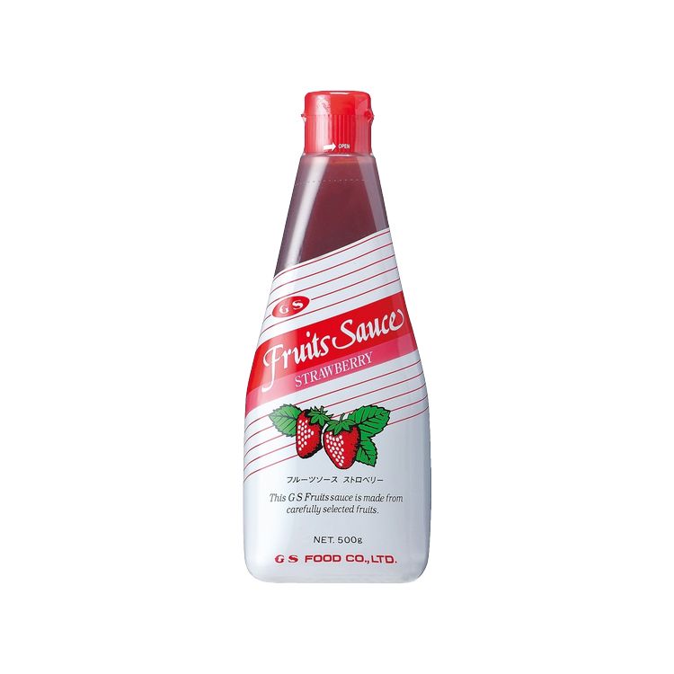 ジーエスフード フルーツソース ストロベリー 500g×12本