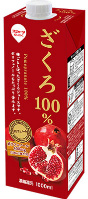 楽天市場】スジャータ ざくろ100% 1000ml×6本（1ケース） 【めいらくの