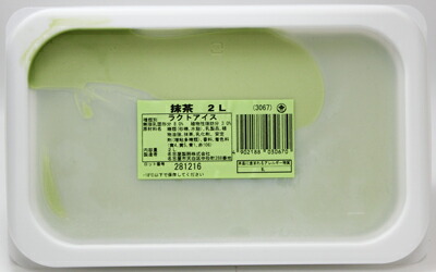 [冷凍] めいらく 業務用アイス 抹茶 2L×6個（1ケース）