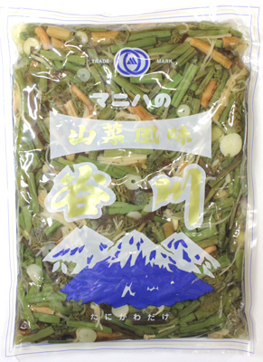 マニハ食品 定価の ｏｆｆ 業務用惣菜 山菜風味 谷川 1kg