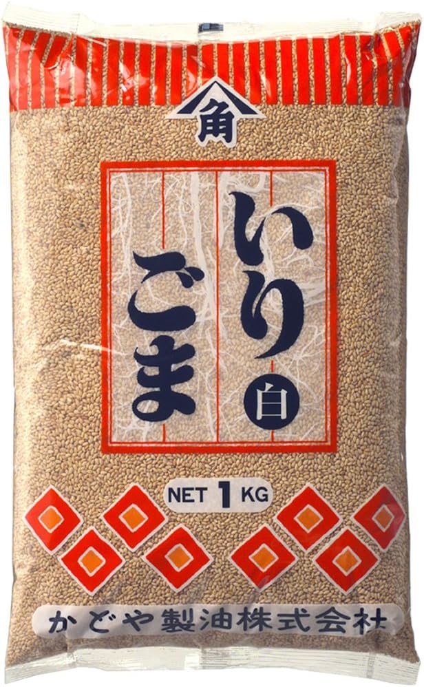 かどや製油 業務用いりごま 白ごま 1kg×12袋