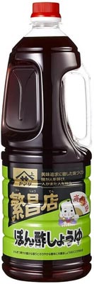 【ケース販売】ヤマサ 業務用 繁昌店 ぽん酢しょうゆ 1.8L×6本