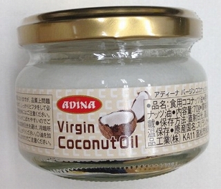 アディーナ バージンココナッツオイル 70g ADINA Virgin Coconut Oil