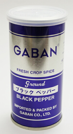 GABAN ギャバン ブラックペッパーグラウンド 中粗挽き 100g×24個(1ケース)|Sマート 店