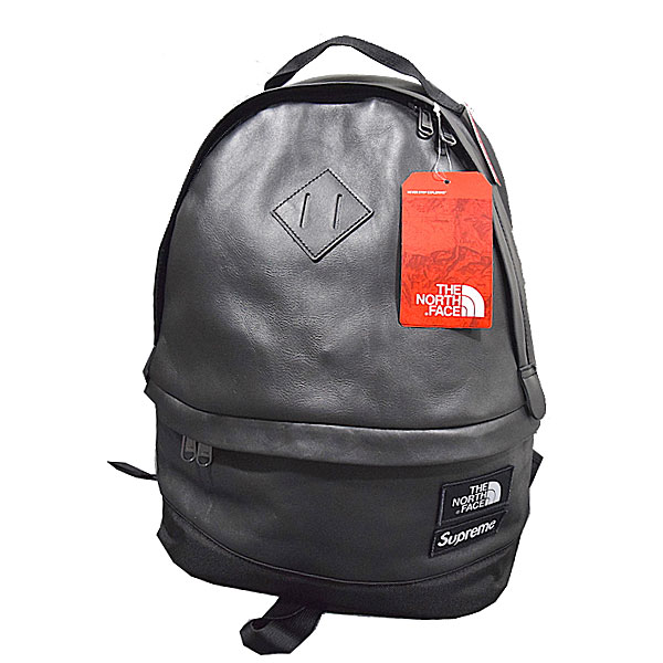 【楽天市場】≪新品≫ 17FW SUPREME The North Face Leather Day Backpack BLACK