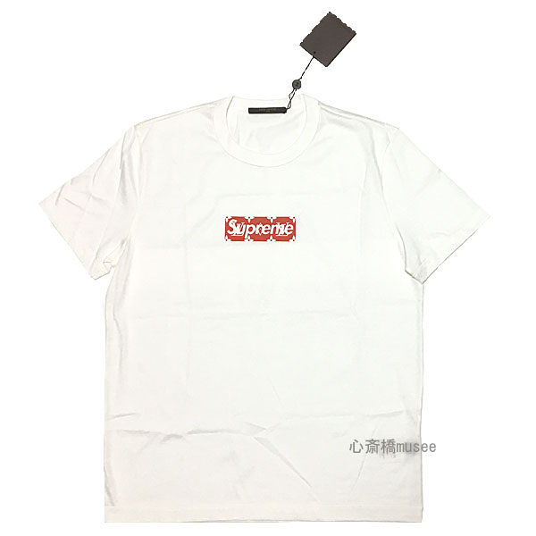 楽天市場 新品 Supreme Louis Vuitton シュプリーム ルイヴィトン モノグラム Boxロゴ Tee Mサイズ 白 Monogram Box Logo Tee White 心斎橋ミュゼ