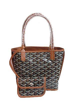 New Most Work Goyard ゴヤール Anju Anjou Mini Tote Bag Reversible Black X Is Natural