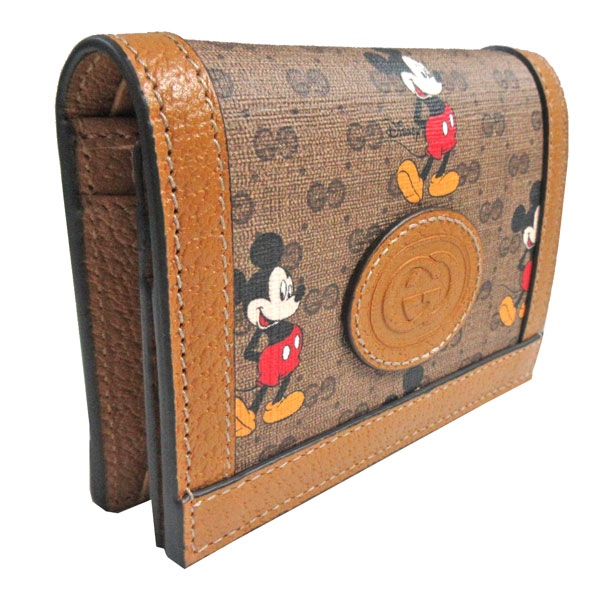 楽天市場 新品 Gucci グッチ Disney Gucci ディズニー グッチ ミッキー プリント Gg カードケース ウォレット ミニ財布 コイン 紙幣入れ付き 年限定コラボ ミッキースペシャルパッケージ 箱 リボン ラッピング 心斎橋ミュゼ