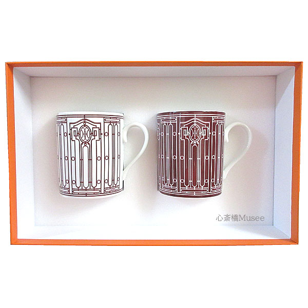 未使用品✨完売品✨Hermes エルメス　ガダルキヴィール マグカップ 2つ エルメス Hermes マグカップ ガダルキヴィール ペア レッド