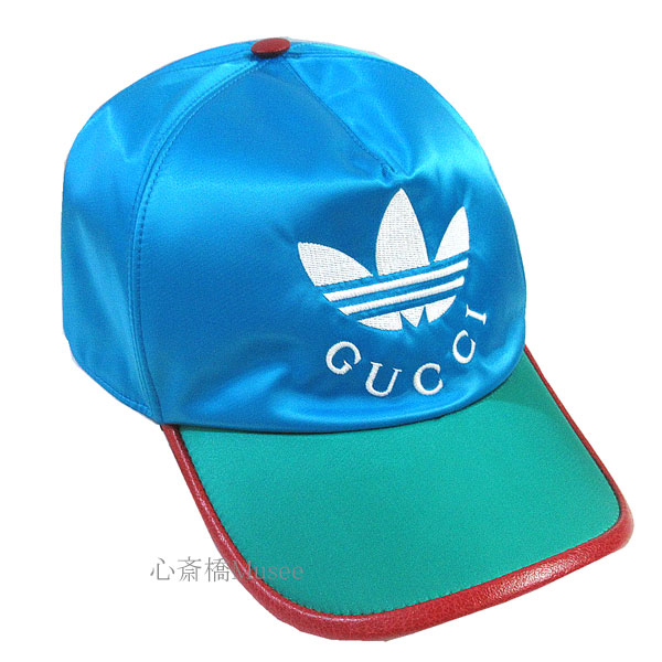 ≪ 新品 ≫ adidas x Gucci ベースボールキャップ ブルー XLサイズ グッチ アディダス Baseball Cap Blue スペシャルパッケージ