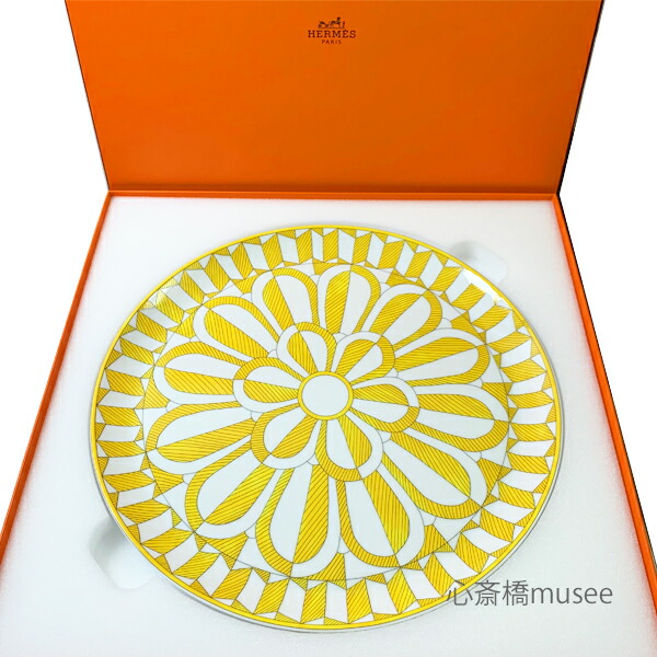 新品 HERMESエルメス ソレイユドゥエルメス　タルトプラッター 大皿　食器 230715-1.jpg