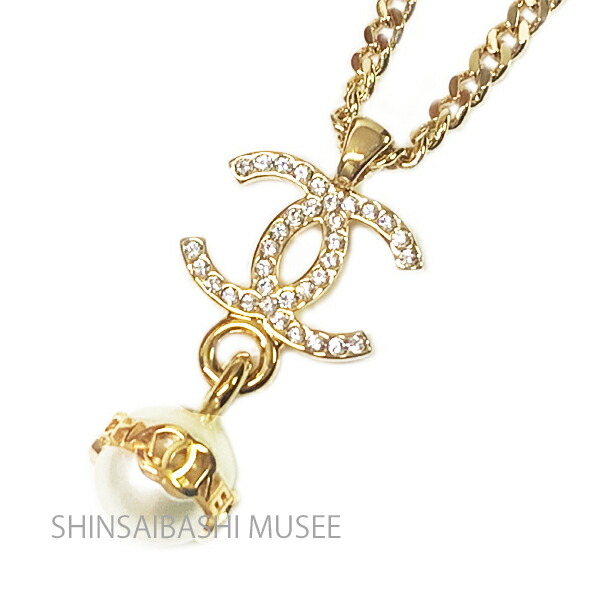 【リボンとパールがフェミニン♡】CHANEL ネックレス 楽天市場】【質コニシ】【CHANEL/シャネル】パール ネックレス