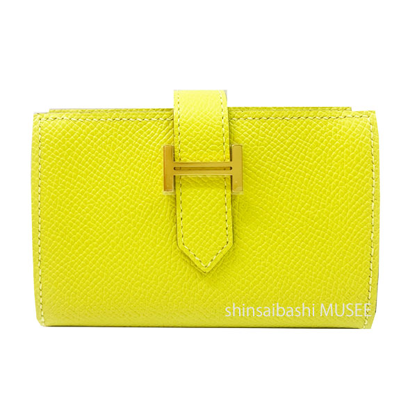 良品✨ エルメス エヴリン ケース 小銭入れ レザー イエロー 良品✨ エルメス エヴリン コインケース 小銭入れ レザー イエロー