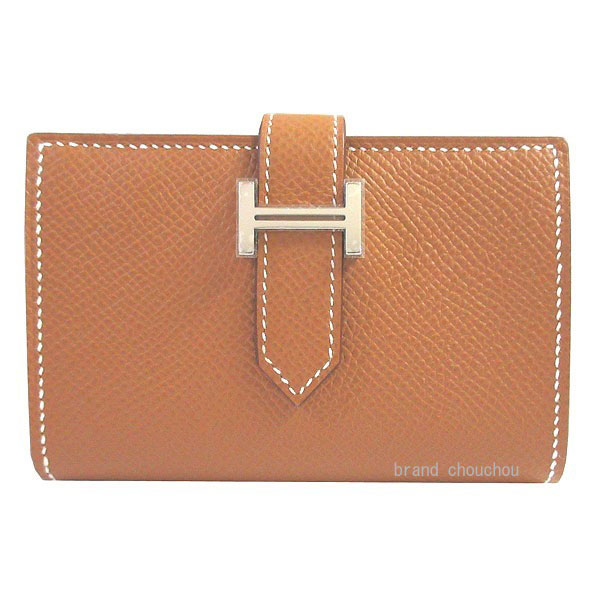 美品⭐︎HERMES べアンコンパクト二つ折り財布 エトゥープ エルメス エプソン 楽天市場】【新品】 エルメス ベアン コンパクト エプソン