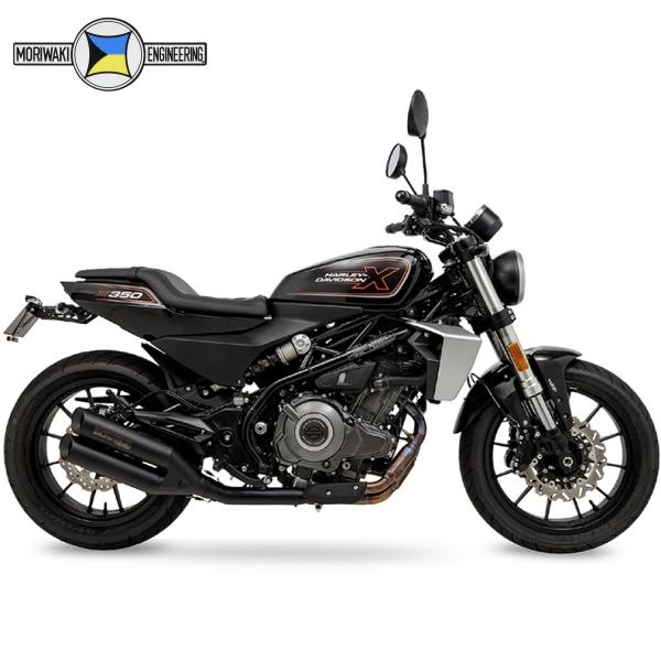 在庫あり MORIWAKI モリワキ 01810-CG602-00 X350 '23- Slip-On Exhaust CROSS TWIN BLACK