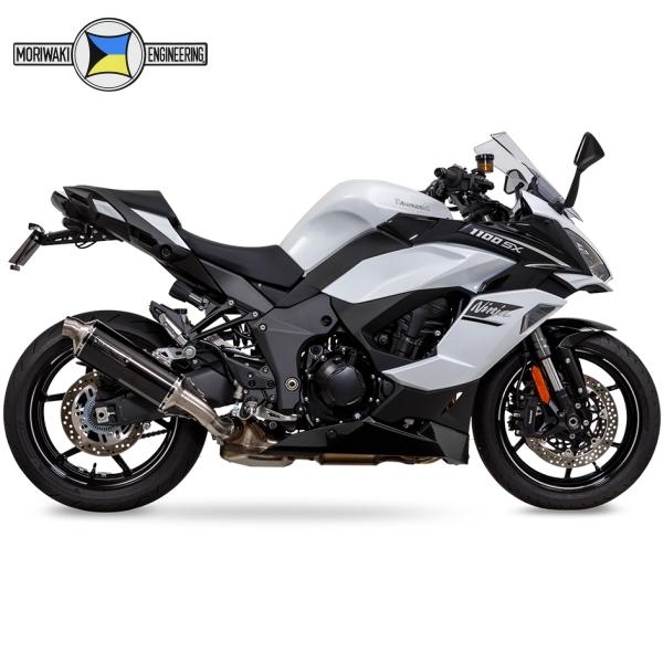 在庫あり MORIWAKI モリワキ 01810-6K253-10 Ninja1000SX '20-22/23-24 Ninja1100SX/SE '25- Slip-On Exhaust MXR BP-X